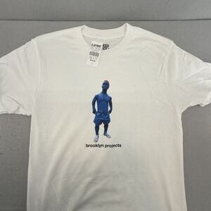 Brooklyn Projects Big Brother Mag T-Shirt Small White Wee Man NWT